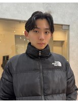 ジーナ オム 札幌(Zina Homme) センターパート*スイングショート*メンズ*Zina Homme札幌