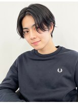アース 大井町店(HAIR & MAKE EARTH) 30代40代◎ビジネスOK!センターパート×ニュアンスパーマ