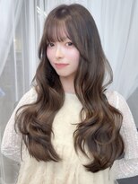 クム(kumu)&nbsp;前髪カット/ヘアセット/レイヤーカット/韓国ヘア/透明感カラー