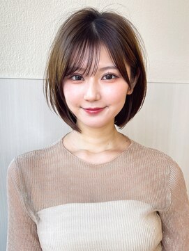 エイミーバイアフロートザガーデン 浦和店(amie by afloat the garden) ひし形ショートボブレイヤーボブハッシュカット【浦和】