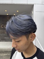メンズカノエ 岡山店(Men's CANOE)&nbsp;ラベンダーアッシュ×韓国風センターパート