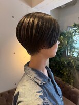 エイム ヘア リアム 調布店(eim hair liam)&nbsp;丸みシルエット/ショートボブ/大人可愛い/ハンサムショート