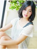 【ジュレベール 杉下 】 カジュアル大人女子☆黒髪ふわミディ