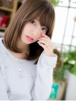 カバーヘア ブリス 大宮西口(COVER HAIR bliss) 斜めバングナチュラルカラー小顔ワンカール北浦和20代30代40代a!