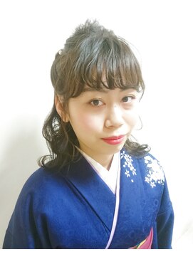 フラット(flat) 【 袴 】 ヘアアレンジ