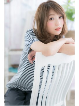 ヘアアンドビューティー ミック(Hair & Beauty miq) ラフカールミディでヘルシーな色っぽさ