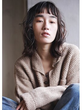 ソイ 下北沢(soi) ショートバング/ミディアムウエーブ【soi下北沢】