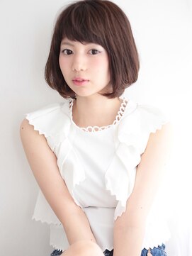 ウクラ バイ レシッド 池袋(uchla by rcid) シナモンカラーボブ