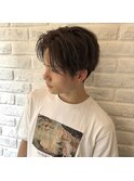 ハーフアップバングショート