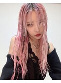かてぃちゃんパステルピンクヘアー