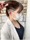 【roijir 山岸】スキンフェード女子 刈り上げ女子　ミニボブ