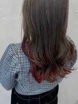 アイリー 名古屋(A/LEE)&nbsp;インナーカラー×レッド