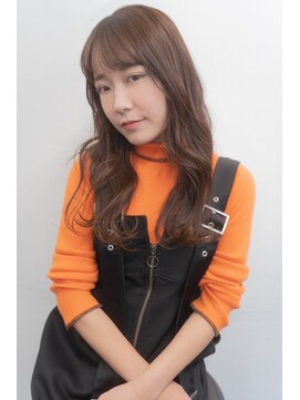 シア(sia) ナチュラルベージュ/シースルーバング/韓国ヘア