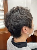 メンズナチュラルパーマ/30代40代50代/倉敷