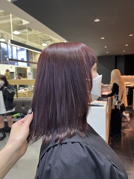 ゼスト 吉祥寺店(ZEST) 【籠倉由夏】ブリーチなしのピンク