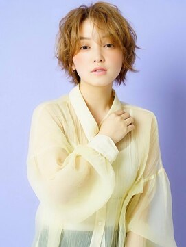 アグ ヘアー テラス沖縄店(Agu hair terrace) 《Agu hair》シルキーベージュ×エアリーショート