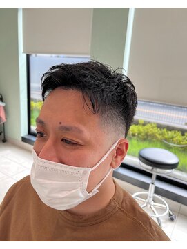 アッシュ 上尾春日店(Ash) フェード×癖毛