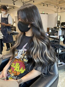 メリー オオサカ(Merly Osaka) contrast inner color_dark brown×white beige_