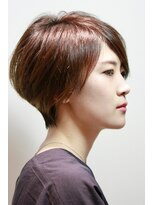 ヘア デザイン リスク(HAIR DESIGN RISK)&nbsp;【RISK 高橋勇太】黒髪でシルエットが完璧な束感ベリーショート