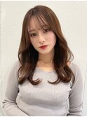 新宿/韓国ヘア/髪質改善/グレージュカラー/黒髪/ココアベージュ