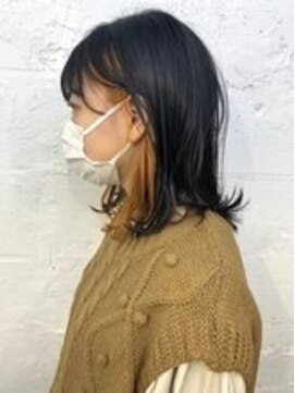 ヒート バイ アンカットラウンジ 渋谷(HEAT by UNCUT&LOUNGE) ○インナーカラー×オレンジか