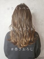 アーサス ヘアー デザイン 上野店(Ursus hair Design by HEADLIGHT) ハイライト×ライトベージュ_743L15129