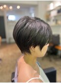30代40代50代ミルクティーアッシュチョコレートショートヘア
