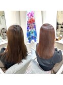 髪質改善ストレート