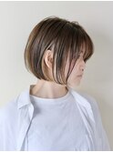 ツーブロックボブ