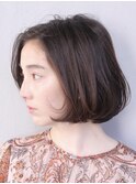 切りっぱなしボブ/美髪/エアリーロング