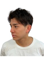 銀座マツナガ 神田店&nbsp;20代30代垢抜けツーブロック刈り上げアップバング