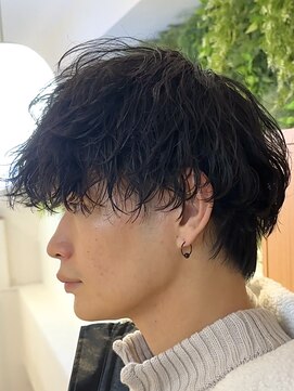 ビューブルー 亀戸錦糸町(VIEW BLUE) ツイストスパイラル/メンズマッシュショートウルフ/波巻きパーマ