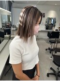 縮毛矯正髪質改善ハイライトレイヤーカット枚方美容室エクステ