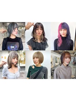 【栄/久屋大通2分◆8時‐24時】話題のイルミナカラーで叶う溢れる透明感◎１g単位で創る色味はココだけ..♪