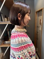 ミニ(mini)&nbsp;あごラインbob×透明感カラー