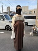 卒業式着付け