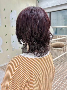 ハル 南平岸(HARU) ピンクブラウン×パーマ