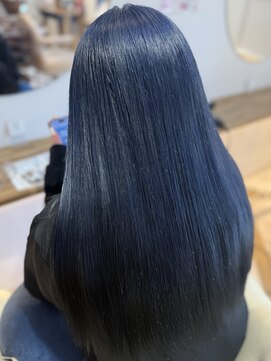 ラビスモア(Lovis moa) ブルーアッシュ/メルティカラー/似合わせカット/上尾/韓国