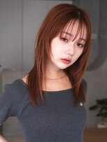 テクネ 天神大名(techne)&nbsp;顔周りレイヤーのデザインが可愛いブリーチなしダブルカラー