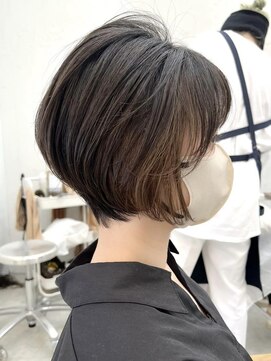 ロミー 本厚木(ROMMY.) くびれショート☆フェイスフレーミング☆ブラウン20代～50代