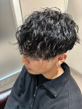 トゥーン 川崎店(TOON) スパイラルメンズマッシュ/刈り上げ波巻き