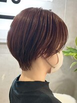 ルイ(ROUIS produced by LUCK 津田沼)&nbsp;ROUIS 津田沼 チェリーレッドショート/丸みショート/津田沼