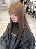 黒髪カタログ/クラゲヘアー/オリーブグレー/梅田