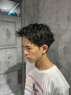 サイファー 心斎橋(CIPHER.) スパイキーピンパーマ