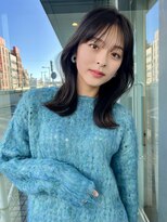 チャンネル(channel)&nbsp;韓国くびれヘア暗髪カラー