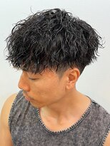 エルマーク 梅田(L-MARK)&nbsp;マッシュ/スパイラル/パーマ/メンズ/ツイスパ/波巻きパーマ