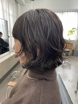 ユノ(juno) 【中目黒】大人のゆるふわレイヤーボブパーマ♪ウェーブパーマ