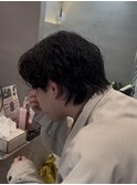 men's/メンズ/リバースセンターパート/ニュアンス/ダウンパーマ