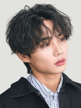 レタッチバイフィフス 大阪梅田(RETOUCH by fifth) 大阪梅田ニュアンスパーマシャドウパーマセンターパートゆるめ◆