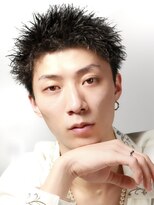 クロト 福岡本店(KUROT)&nbsp;黒髪スパイキーパーマ